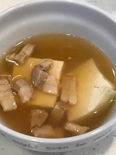 自家製チャーシューと豆腐の、中華スープ!-レシピのメイン写真