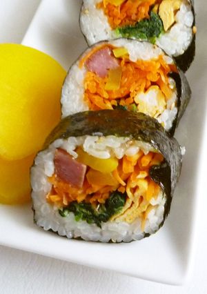 スパムキンパ　スパムの韓国海苔巻き-レシピのメイン写真