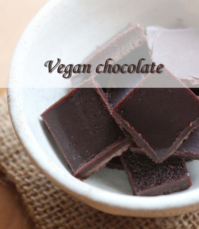 簡単☆ヘルシーチョコ☆材料3つ分量同じ by 草カワセミ