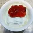 レアチーズケーキ風なデザート