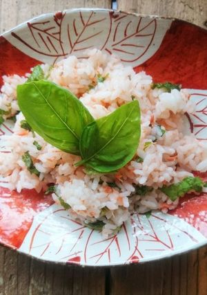 バジル&鮭フレークご飯-レシピのメイン写真