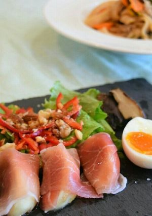 いちじくと生ハムのおしゃれな前菜-レシピのメイン写真