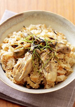 カキの炊き込みご飯-レシピのメイン写真