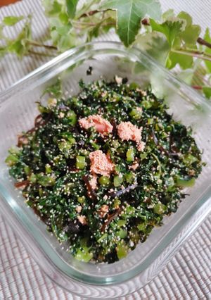 大根の葉でタラコ＆塩昆布のふりかけ-レシピのメイン写真