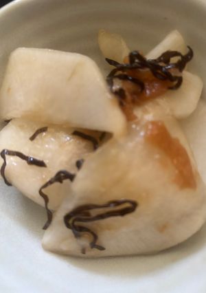 大根の梅昆布和え😋-レシピのメイン写真