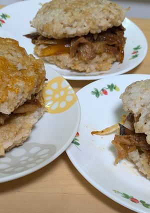 焼肉飯バーガー🍚🍔-レシピのメイン写真