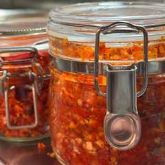 รูปของ 大量の唐辛子🌶️で本場中国式の辛味噌作り
