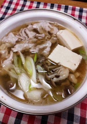 お一人様用♪簡単な豚鍋♥-レシピのメイン写真
