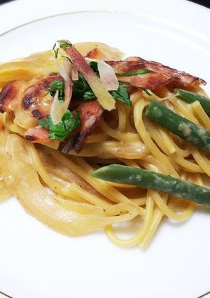 豆乳麦味噌パスタ-レシピのメイン写真