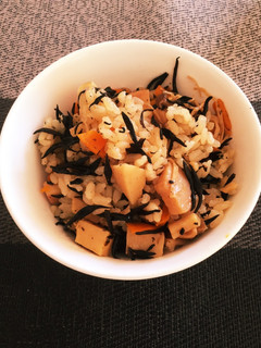 ひじき入り炊き込みご飯♪-レシピのメイン写真