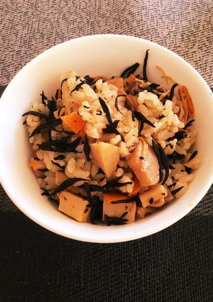 ひじき入り炊き込みご飯♪-レシピのメイン写真