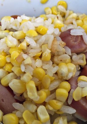 ウインナー入りトウモロコシご飯-レシピのメイン写真
