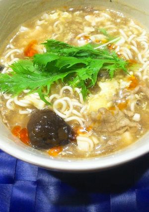 ピリっと辛い酸辣湯麺-レシピのメイン写真