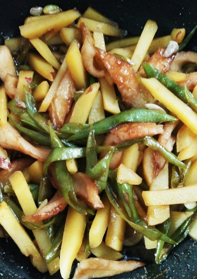 ウスターソースで馬鈴薯とちくわの炒め物-レシピのメイン写真