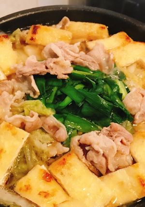 2人分☆フライパンで作る白菜と豚バラ鍋風-レシピのメイン写真