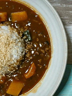 かぼちゃと牛挽き肉の甘くて辛いカレー-レシピのメイン写真