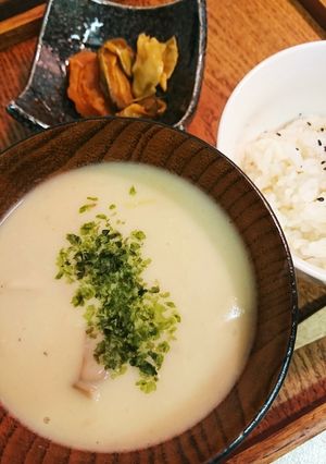 ホッコリ❤アサリとエリンギの豆乳シチュー-レシピのメイン写真