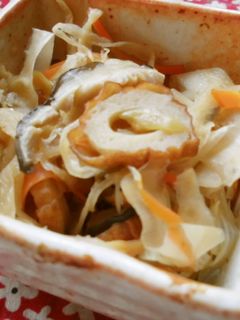 甘ったるくない 切り干し大根の煮物!-レシピのメイン写真
