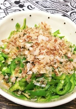 ☆材料3つ☆器1つでヤミヤミ ピーマン☆-レシピのメイン写真