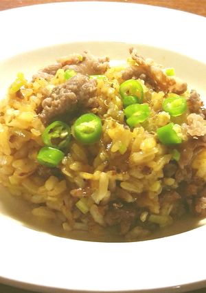 牛肉チャーハン　気仙沼完熟牡蠣ソース-レシピのメイン写真