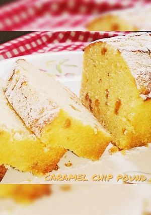 キャラメルチップパウンドケーキ-レシピのメイン写真