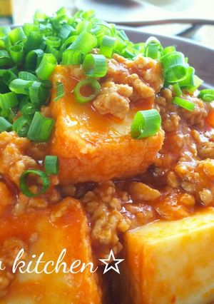 野菜ジュースで☆簡単厚揚げマーボー-レシピのメイン写真