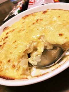 長芋と豆腐のふわふわグラタン-レシピのメイン写真