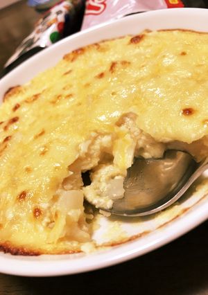 長芋と豆腐のふわふわグラタン-レシピのメイン写真