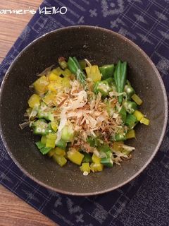 【農家のレシピ】おくらたくあん-レシピのメイン写真