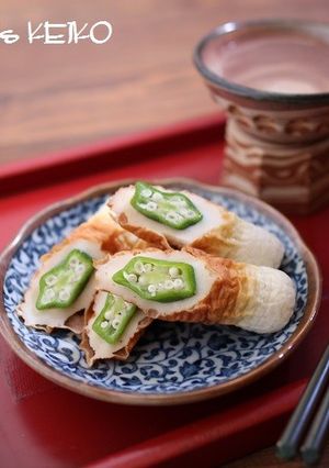 【農家のレシピ】ちくわのオクラ詰め-レシピのメイン写真