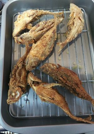 頭も骨もまるごと☆鯵の唐揚げ-レシピのメイン写真