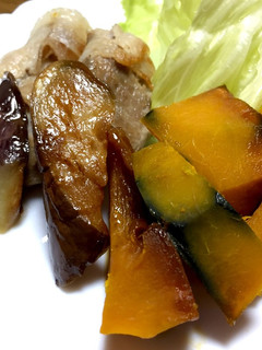 レンジでかぼちゃの煮物-レシピのメイン写真