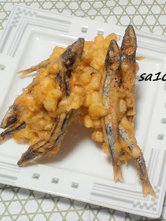 丸ごときびなごとコーンのフリッター!-レシピのメイン写真