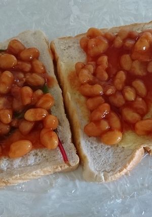 Beans on toast-レシピのメイン写真