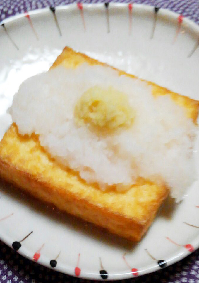 厚揚げの揚げ出し豆腐風-レシピのメイン写真