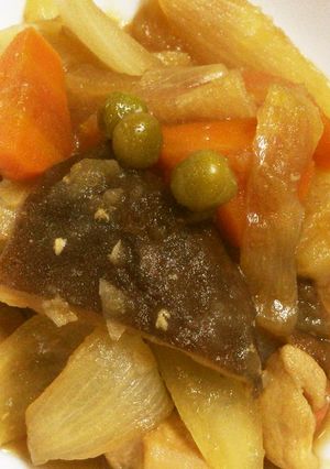 超楽々 ほっこり肉じゃが鶏版 作ります-レシピのメイン写真