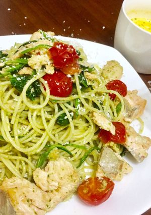 無添加ジェノベーゼで絶品！パスタ♪-レシピのメイン写真