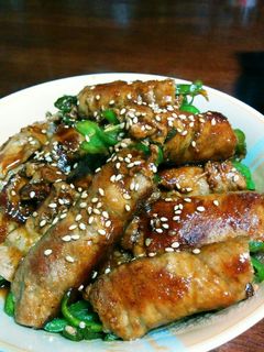 焼肉のタレで!簡単ピーマン肉巻き-レシピのメイン写真