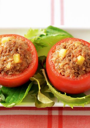 トマトの肉詰め-レシピのメイン写真