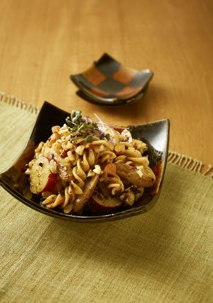 根菜とパスタのカカオサラダ-レシピのメイン写真