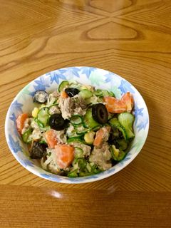 サバ缶のデリ風サラダ-レシピのメイン写真