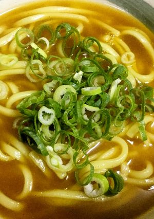 超楽々 肉無し基本のカレーうどん作ります-レシピのメイン写真