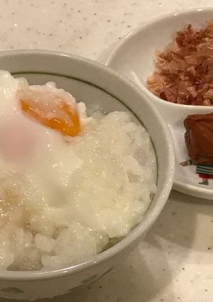 餅もち玉子入り、我が家のボリュームお粥！-レシピのメイン写真