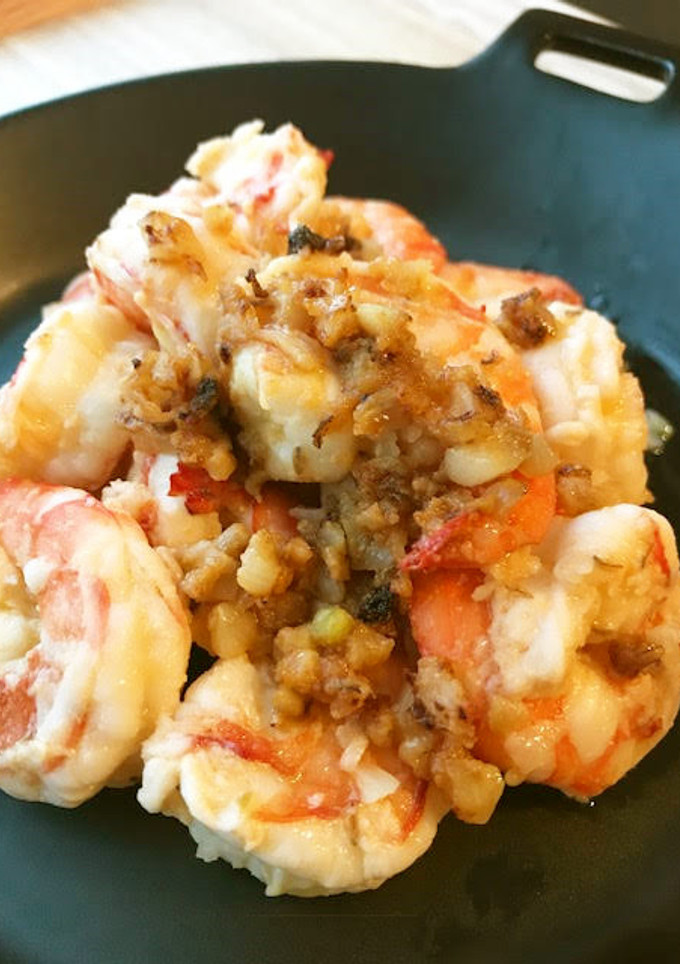 海老の焦がしにんにく炒め-レシピのメイン写真