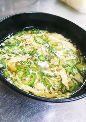 オクラと卵のとろふわｽｰﾌﾟ♥️-レシピのメイン写真