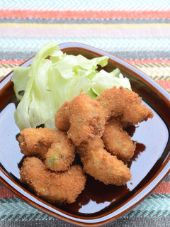 ゴーヤーの肉巻きフライ-レシピのメイン写真