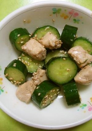 鶏肉ときゅうりの辛味あえ-レシピのメイン写真