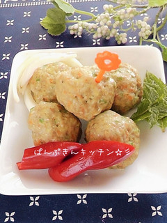 レンジで簡単♪高野豆腐入り肉団子♡-レシピのメイン写真