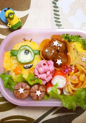 キャラ弁 ミニオンズのノーバート-レシピのメイン写真