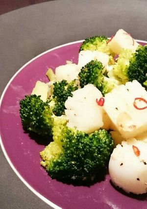 イカとブロッコリーのペペロンチーノ-レシピのメイン写真